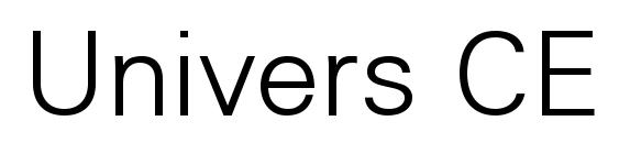 шрифт Univers CE 45 Light, бесплатный шрифт Univers CE 45 Light, предварительный просмотр шрифта Univers CE 45 Light