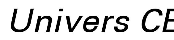 шрифт Univers CE 55 Oblique, бесплатный шрифт Univers CE 55 Oblique, предварительный просмотр шрифта Univers CE 55 Oblique