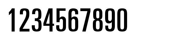 Univers LT 59 Ultra Condensed Font, Number Fonts