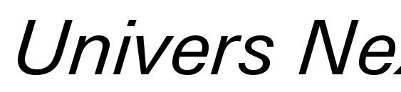 Univers Next Pro Italic Font