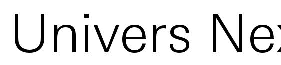 Univers Next Pro Light Font