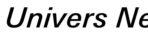 Univers Next Pro Medium Italic Font