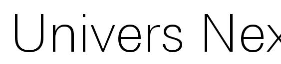 Шрифт Univers Next Pro Thin