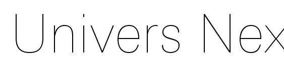 Univers Next Pro UltraLight font, free Univers Next Pro UltraLight font, preview Univers Next Pro UltraLight font