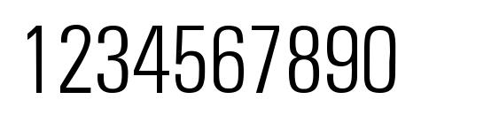 UniversalCLDB Normal Font, Number Fonts