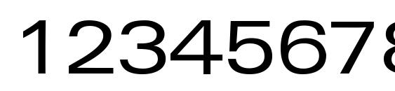 UniversalExpDB Normal Font, Number Fonts