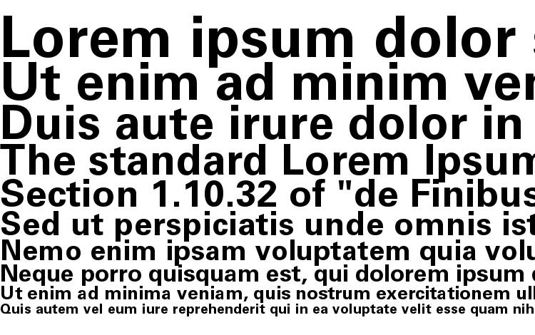 specimens Universc bold font, sample Universc bold font, an example of writing Universc bold font, review Universc bold font, preview Universc bold font, Universc bold font