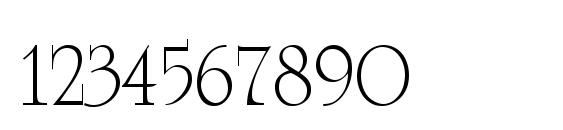 University Cyrillic Font, Number Fonts