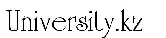 шрифт University.kz, бесплатный шрифт University.kz, предварительный просмотр шрифта University.kz