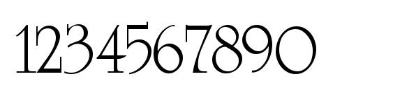 University LT Roman Font, Number Fonts