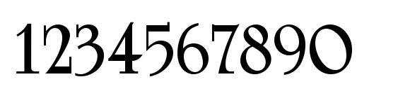 University Roman Bold Plain Font, Number Fonts