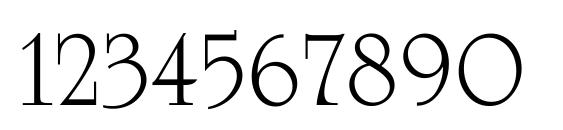 University Roman LET Plain.1.0 Font, Number Fonts