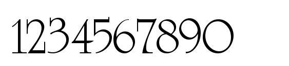 University Roman Medium Font, Number Fonts