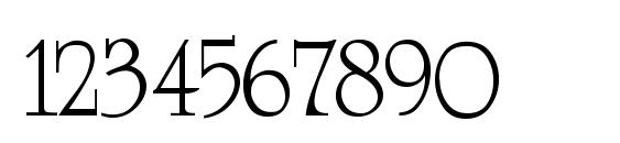 University Roman Normal Font, Number Fonts