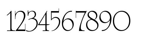 University Roman TL Font, Number Fonts