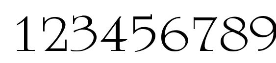 University Wd Font, Number Fonts