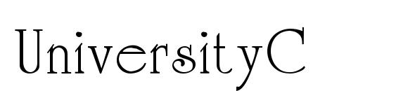 UniversityC Font