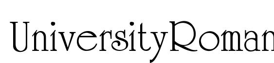 UniversityRoman Thin Font