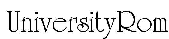 UniversityRoman font, free UniversityRoman font, preview UniversityRoman font