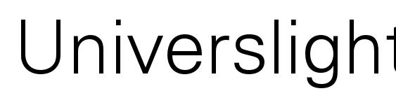 Universlightc font, free Universlightc font, preview Universlightc font