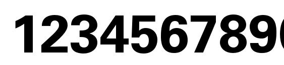 UniversLTStd Bold Font, Number Fonts