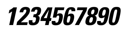 UniversLTStd BoldCnObl Font, Number Fonts