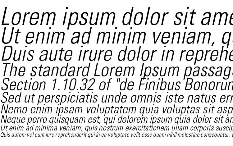 specimens UniversLTStd LightCnObl font, sample UniversLTStd LightCnObl font, an example of writing UniversLTStd LightCnObl font, review UniversLTStd LightCnObl font, preview UniversLTStd LightCnObl font, UniversLTStd LightCnObl font