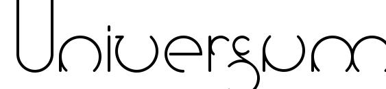 шрифт Universum, бесплатный шрифт Universum, предварительный просмотр шрифта Universum