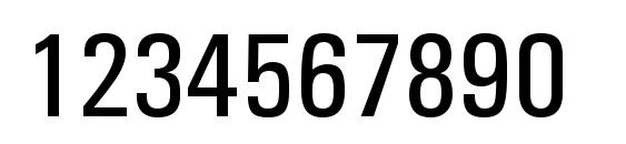 Unvr57x Font, Number Fonts
