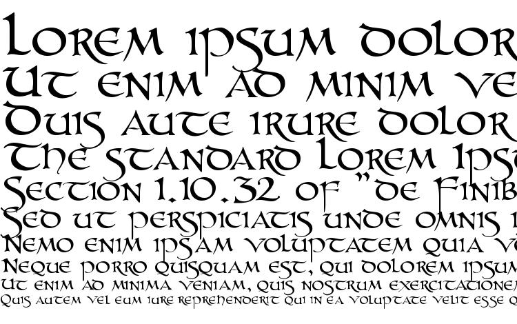 specimens Unzialish font, sample Unzialish font, an example of writing Unzialish font, review Unzialish font, preview Unzialish font, Unzialish font