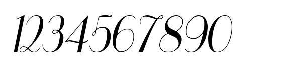 UppEa Cn Italic Font, Number Fonts