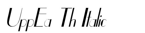 UppEa Th Italic font, free UppEa Th Italic font, preview UppEa Th Italic font