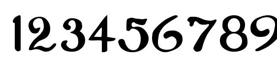 UppWe Regular Font, Number Fonts