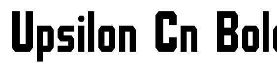 Upsilon Cn Bold font, free Upsilon Cn Bold font, preview Upsilon Cn Bold font