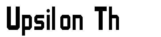 Upsilon Th font, free Upsilon Th font, preview Upsilon Th font