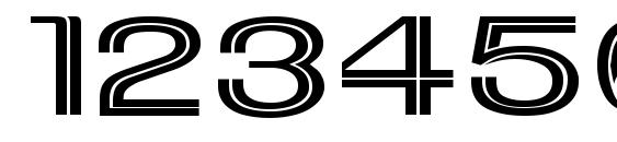 Uptight Ex Font, Number Fonts