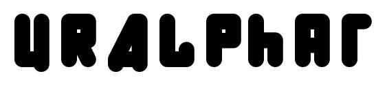 URALphat font, free URALphat font, preview URALphat font