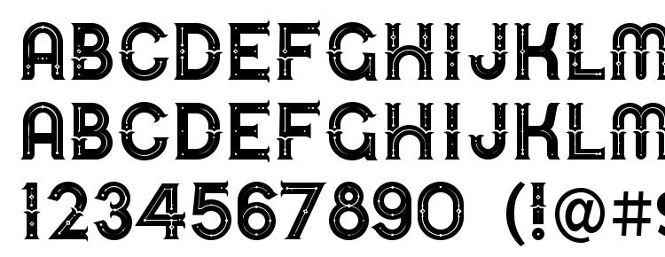 glyphs Urban Circus Deco font, сharacters Urban Circus Deco font, symbols Urban Circus Deco font, character map Urban Circus Deco font, preview Urban Circus Deco font, abc Urban Circus Deco font, Urban Circus Deco font