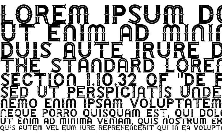 specimens Urban Circus Deco font, sample Urban Circus Deco font, an example of writing Urban Circus Deco font, review Urban Circus Deco font, preview Urban Circus Deco font, Urban Circus Deco font