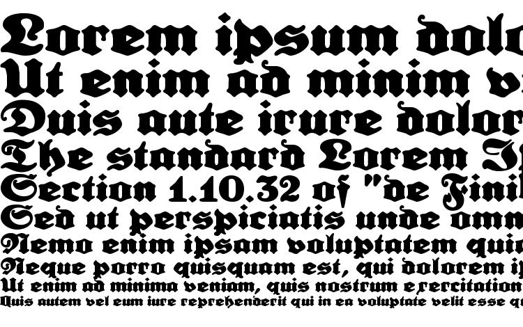specimens Urdeutsch font, sample Urdeutsch font, an example of writing Urdeutsch font, review Urdeutsch font, preview Urdeutsch font, Urdeutsch font