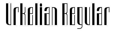 Urkelian Regular font, free Urkelian Regular font, preview Urkelian Regular font
