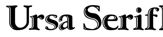Ursa SerifEngraved Font