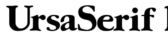 UrsaSerif Bold font, free UrsaSerif Bold font, preview UrsaSerif Bold font
