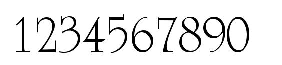 URSULA Regular Font, Number Fonts