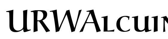шрифт URWAlcuinSCT, бесплатный шрифт URWAlcuinSCT, предварительный просмотр шрифта URWAlcuinSCT