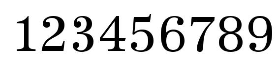 URWAntiquaT Font, Number Fonts