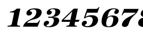 URWAntiquaTExtBolExtWid Oblique Font, Number Fonts