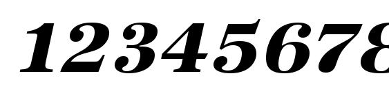 URWAntiquaTExtBolWid Oblique Font, Number Fonts