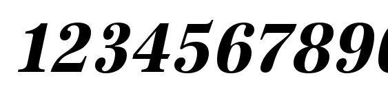 URWAntiquaTExtNar Bold Oblique Font, Number Fonts