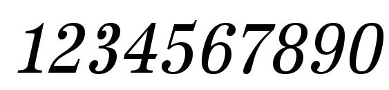 URWAntiquaTExtNar Oblique Font, Number Fonts